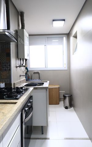 Apartamento à venda com 70m², 2 quartos e 1 vagaCozinha e Área de Serviço