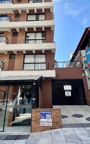 Apartamento para alugar com 50m², 1 quarto e 1 vagaFachada