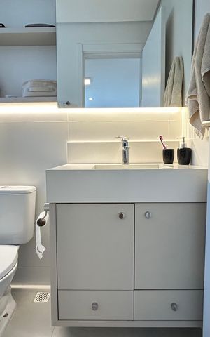 Apartamento para alugar com 50m², 1 quarto e 1 vagaBanheiro suíte 