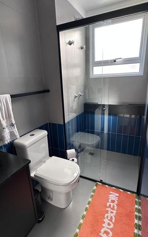 Apartamento à venda com 80m², 3 quartos e 2 vagas Apartamento à venda com 80m², 3 quartos e 2 vagasBanheiro 1