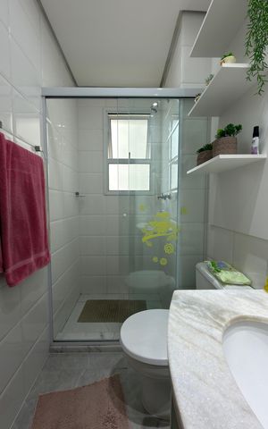 Apartamento à venda com 113m², 3 quartos e 2 vagas Apartamento à venda com 113m², 3 quartos e 2 vagasBanheiro Social