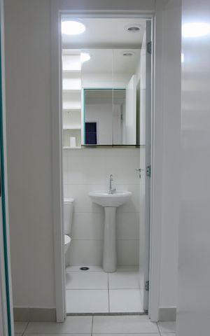 Apartamento para alugar com 34m², 2 quartos e sem vaga Apartamento para alugar com 34m², 2 quartos e sem vagaBanheiro