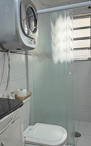 Studio para alugar com 33m², 1 quarto e 1 vagaBanheiro/Área de serviço