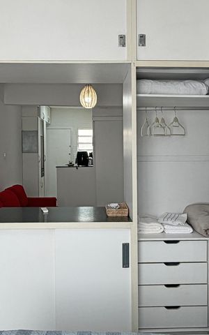 Studio para alugar com 33m², 1 quarto e 1 vagaQuarto