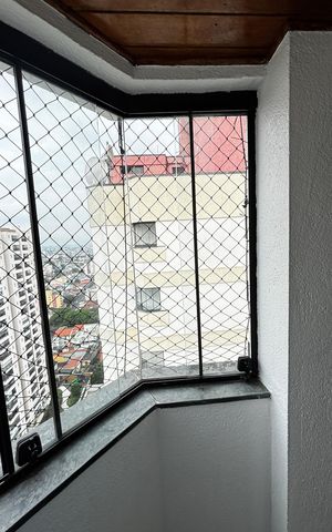 Apartamento à venda com 149m², 3 quartos e 2 vagasQuarto 2 Varanda