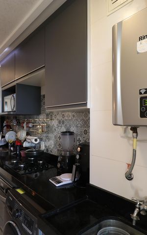 Apartamento à venda com 65m², 2 quartos e 1 vagaCozinha e Área de Serviço