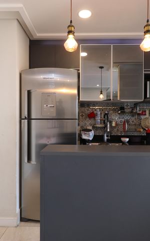 Apartamento à venda com 65m², 2 quartos e 1 vagaCozinha e Área de Serviço