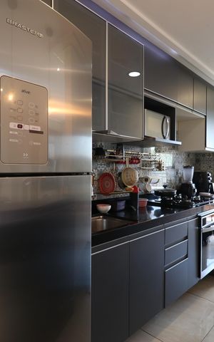 Apartamento à venda com 65m², 2 quartos e 1 vagaCozinha e Área de Serviço