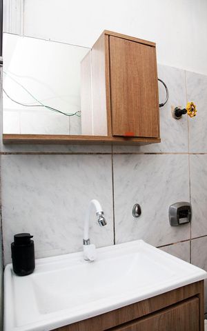 Apartamento para alugar com 50m², 1 quarto e sem vagaBanheiro