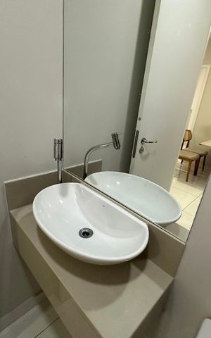 Apartamento para alugar com 53m², 1 quarto e 1 vaga Apartamento para alugar com 53m², 1 quarto e 1 vagaLavabo