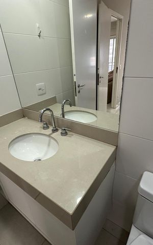Apartamento para alugar com 53m², 1 quarto e 1 vaga Apartamento para alugar com 53m², 1 quarto e 1 vagaBanheiro da Suíte