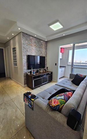 Apartamento à venda com 54m², 2 quartos e 1 vaga Apartamento à venda com 54m², 2 quartos e 1 vagaSala