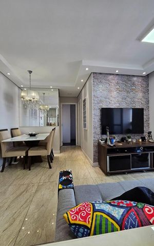 Apartamento à venda com 54m², 2 quartos e 1 vaga Apartamento à venda com 54m², 2 quartos e 1 vagaSala