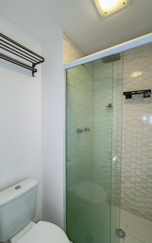 Apartamento para alugar com 47m², 1 quarto e 1 vaga Apartamento para alugar com 47m², 1 quarto e 1 vagaBanheiro