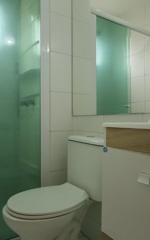 Apartamento à venda com 50m², 2 quartos e 1 vaga Apartamento à venda com 50m², 2 quartos e 1 vagaBanheiro