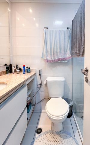 Apartamento à venda com 87m², 3 quartos e 2 vagas Apartamento à venda com 87m², 3 quartos e 2 vagasBanheiro da Suíte