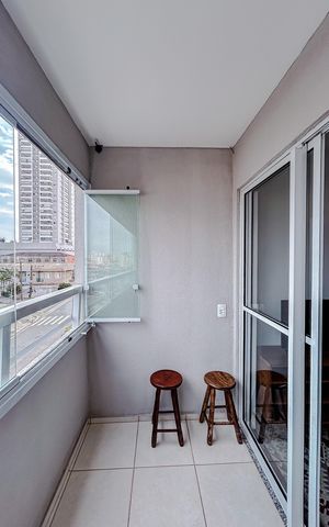 Apartamento para alugar com 42m², 2 quartos e sem vagaVaranda
