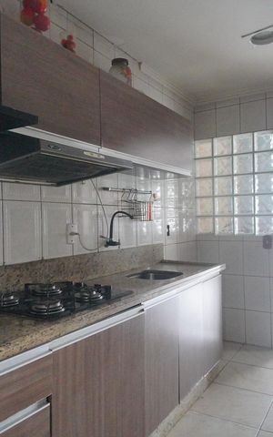 Casa de condomínio à venda com 76m², 2 quartos e 1 vagaCozinha