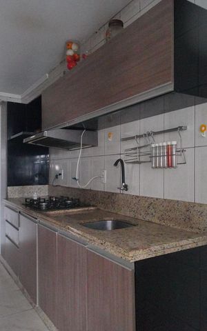 Casa de condomínio à venda com 76m², 2 quartos e 1 vagaCozinha