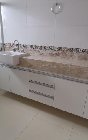Apartamento para alugar com 132m², 3 quartos e 1 vagaBanheiro do Quarto 1