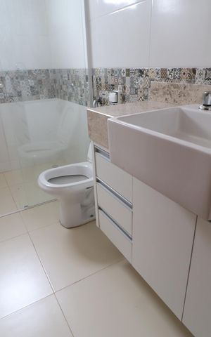 Apartamento para alugar com 132m², 3 quartos e 1 vagaBanheiro Social