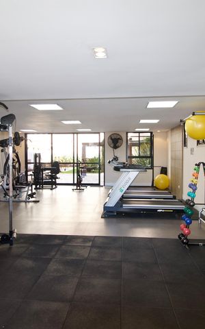 Apartamento para alugar com 35m², 1 quarto e 1 vaga Apartamento para alugar com 35m², 1 quarto e 1 vagaÁrea comum - Academia