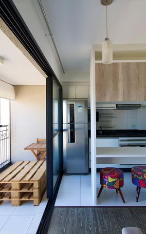 Apartamento para alugar com 35m², 1 quarto e 1 vaga Apartamento para alugar com 35m², 1 quarto e 1 vagaSala Vista