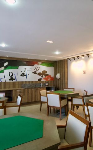 Apartamento para alugar com 35m², 1 quarto e 1 vaga Apartamento para alugar com 35m², 1 quarto e 1 vagaÁrea comum - Sala de jogos