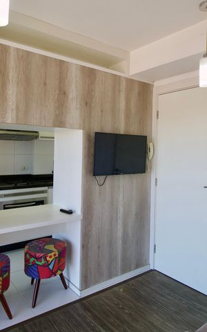 Apartamento para alugar com 35m², 1 quarto e 1 vaga Apartamento para alugar com 35m², 1 quarto e 1 vagaSala