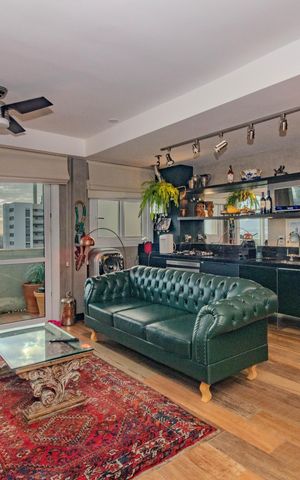 Apartamento à venda com 51m², 1 quarto e 1 vaga Apartamento à venda com 51m², 1 quarto e 1 vagaSala e Cozinha Integrados