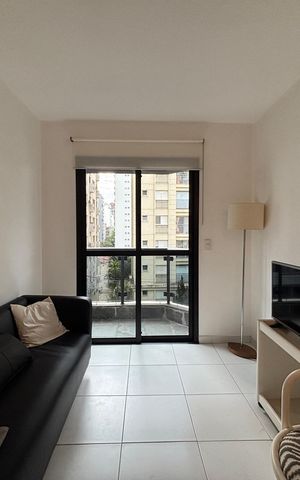 Apartamento à venda com 40m², 1 quarto e 1 vaga Apartamento à venda com 40m², 1 quarto e 1 vagaSala