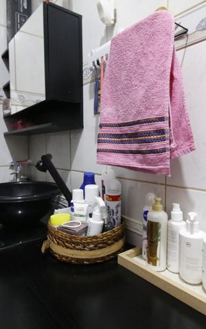 Casa de condomínio à venda com 85m², 2 quartos e 1 vagaBanheiro da Suíte 1