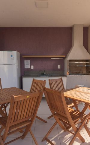Apartamento para alugar com 45m², 2 quartos e 1 vaga Apartamento para alugar com 45m², 2 quartos e 1 vagaÁrea comum - Churrasqueira