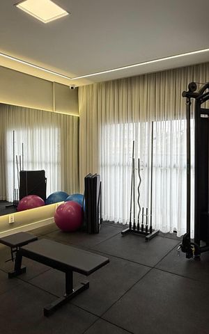 Studio para alugar com 38m², 1 quarto e sem vaga Studio para alugar com 38m², 1 quarto e sem vagaÁrea comum - Academia