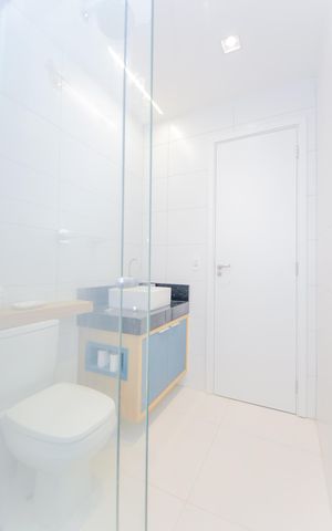 Studio para alugar com 27m², 1 quarto e sem vagaBanheiro