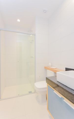 Studio para alugar com 27m², 1 quarto e sem vagaBanheiro