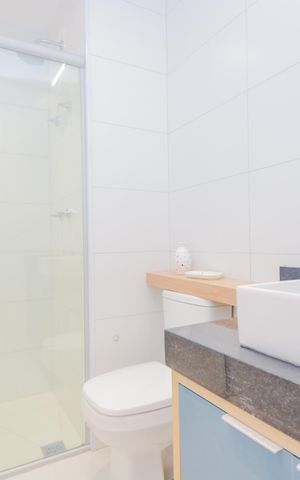 Studio para alugar com 27m², 1 quarto e sem vagaBanheiro