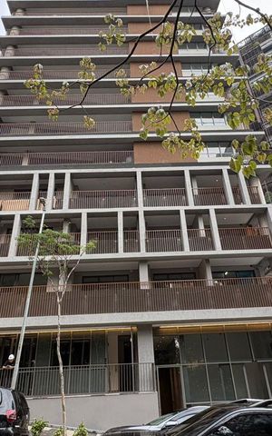 Studio para alugar com 45m², 1 quarto e sem vaga Studio para alugar com 45m², 1 quarto e sem vagaFachada