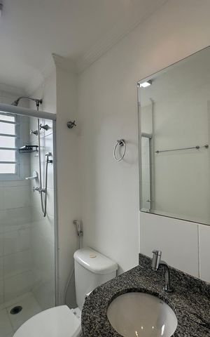 Apartamento à venda com 67m², 3 quartos e 2 vagas Apartamento à venda com 67m², 3 quartos e 2 vagasBanheiro da Suíte