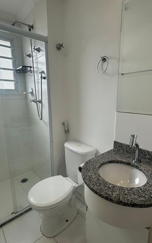 Apartamento à venda com 67m², 3 quartos e 2 vagas Apartamento à venda com 67m², 3 quartos e 2 vagasBanheiro da Suíte