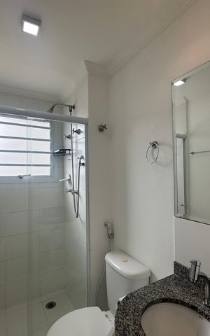 Apartamento à venda com 67m², 3 quartos e 2 vagas Apartamento à venda com 67m², 3 quartos e 2 vagasBanheiro da Suíte