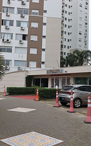 Apartamento para alugar com 67m², 3 quartos e 1 vagaFachada e portaria