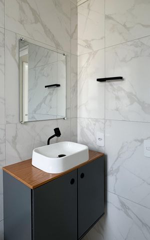 Apartamento para alugar com 49m², 2 quartos e 1 vaga Apartamento para alugar com 49m², 2 quartos e 1 vagaBanheiro Social