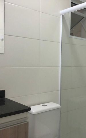 Apartamento para alugar com 60m², 2 quartos e 2 vagas Apartamento para alugar com 60m², 2 quartos e 2 vagasBanheiro