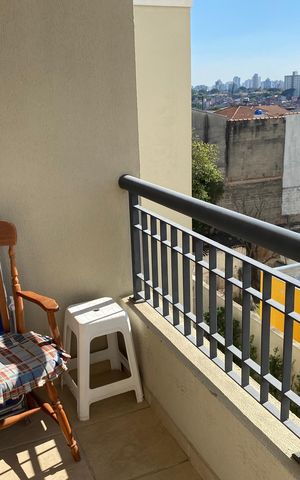 Apartamento para alugar com 36m², 1 quarto e 1 vaga Apartamento para alugar com 36m², 1 quarto e 1 vagaVaranda