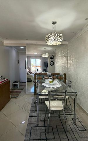 Apartamento à venda com 58m², 2 quartos e 2 vagas Apartamento à venda com 58m², 2 quartos e 2 vagasSala de Jantar