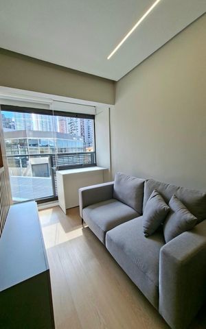 Studio à venda com 27m², 1 quarto e sem vaga