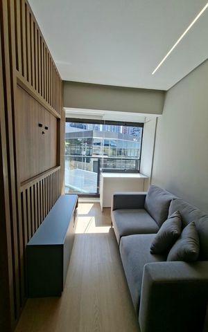 Studio à venda com 27m², 1 quarto e sem vaga