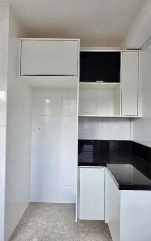 Apartamento à venda com 66m², 2 quartos e 2 vagas Apartamento à venda com 66m², 2 quartos e 2 vagasCozinha e Área de Serviço
