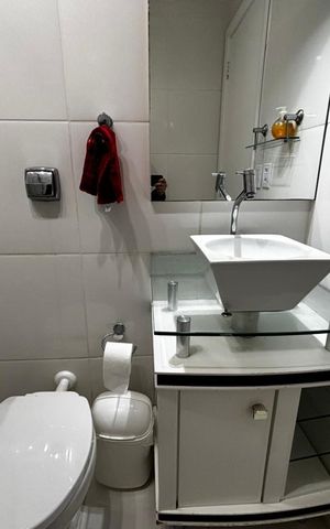 Apartamento para alugar com 33m², 1 quarto e sem vaga Apartamento para alugar com 33m², 1 quarto e sem vagaBanheiro